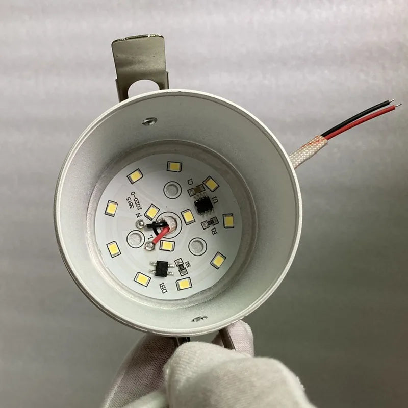 spot led encastrable en cristal pour éclairage intérieur