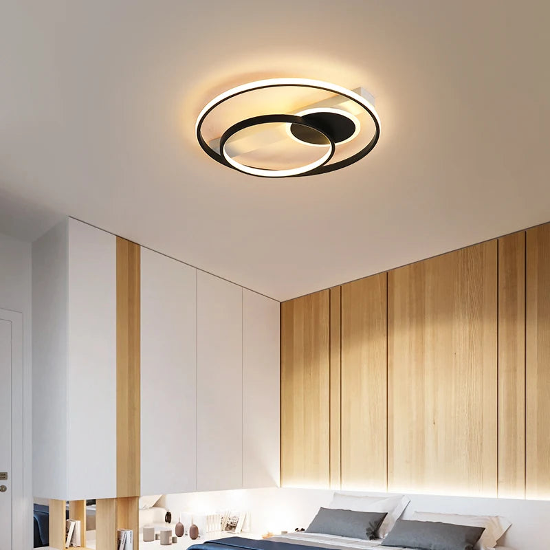 plafonnier moderne ultra mince design simple pour intérieur lumineux