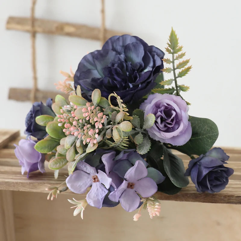 bouquet de pivoines artificielles pour mariage et décoration