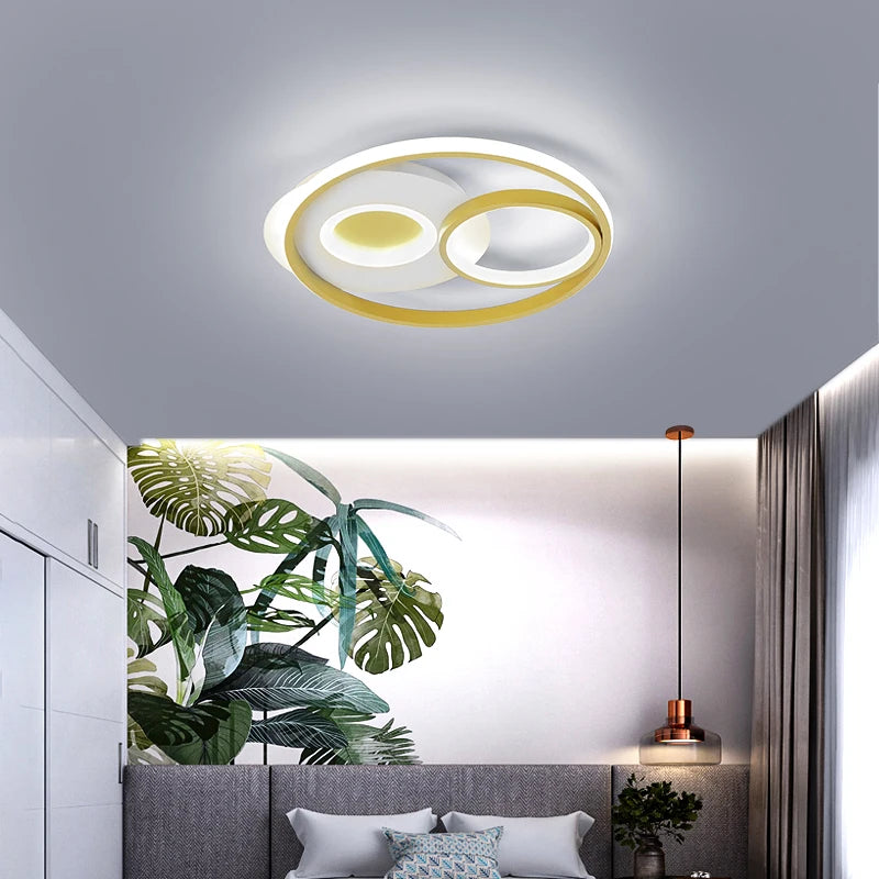 plafonnier moderne à leds ultra mince pour intérieur élégant