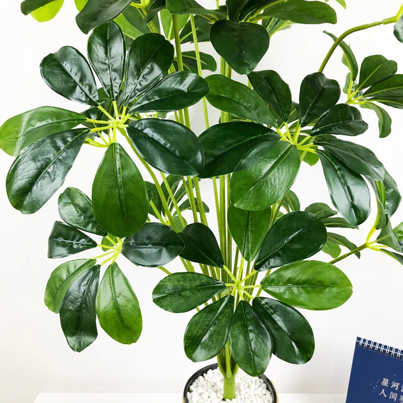 plantes tropicales artificielles monstera feuillage décoratif pour intérieur extérieur