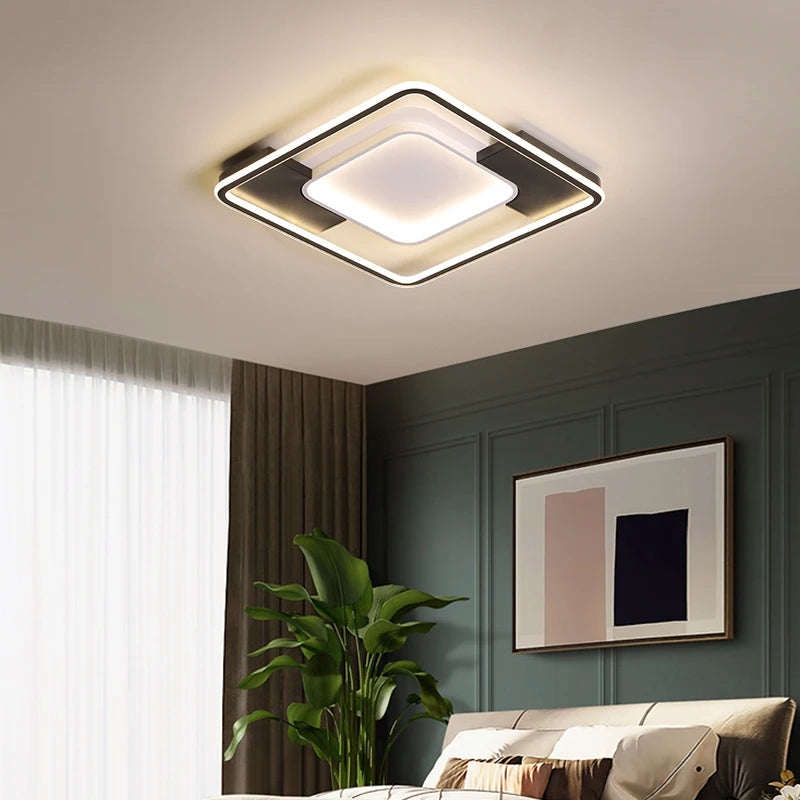 plafonniers led pour décoration intérieure atmosphère de luxe minimaliste