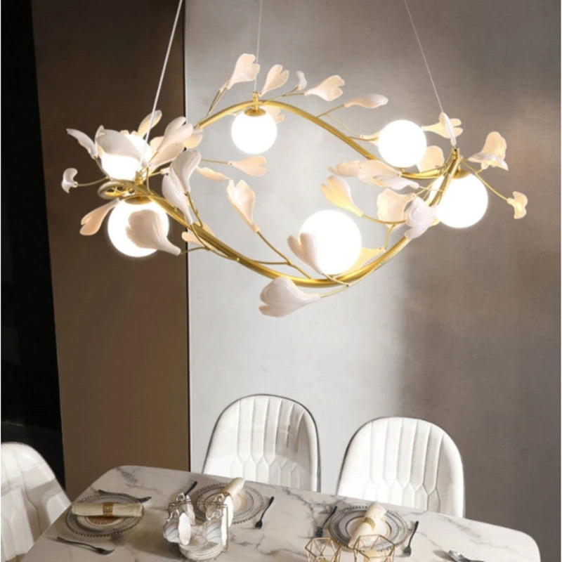 lustre nordique design pour décoration intérieure élégante et romantique