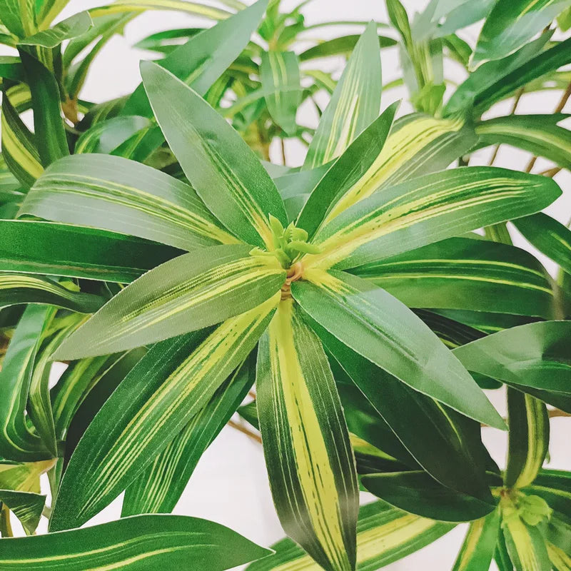 plante artificielle monstera en bambou pour décoration intérieure