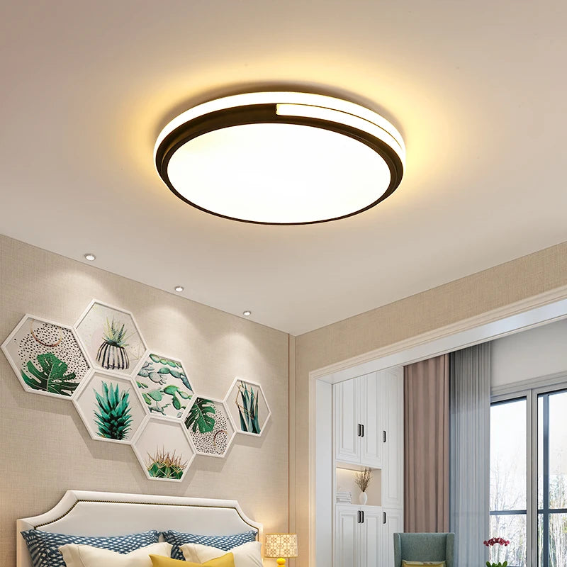 plafonnier led rond avec luminosité réglable pour intérieur