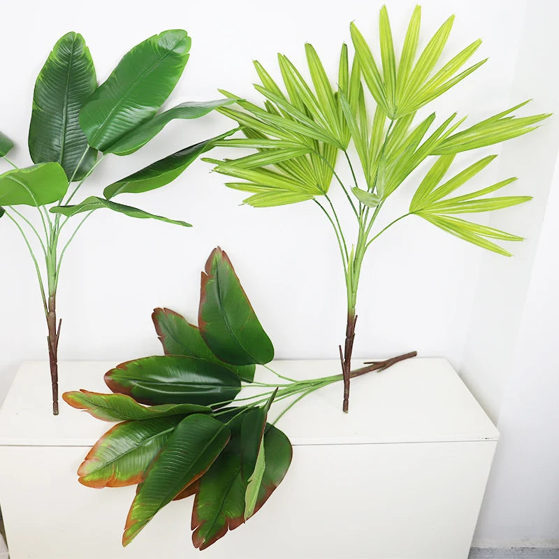 plantes artificielles tropicales pour décoration intérieure et événements