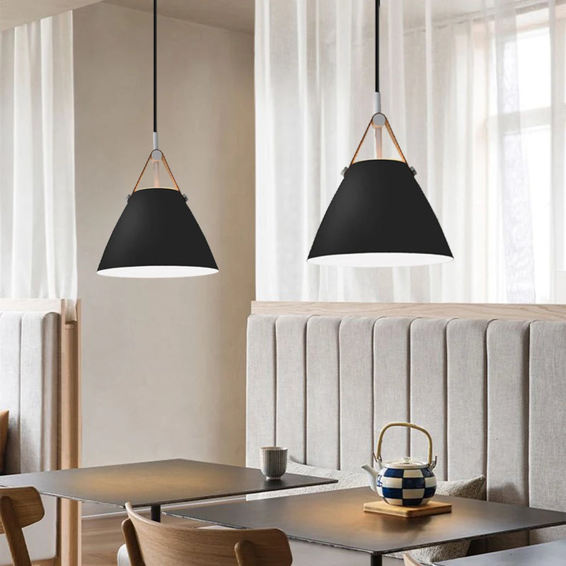 lampe led suspendue design nordique moderne décorative