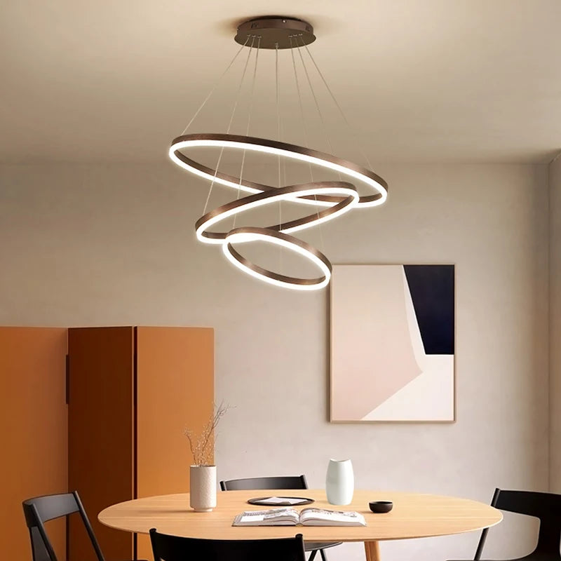 lustre moderne pour éclairage intérieur décoratif suspendu