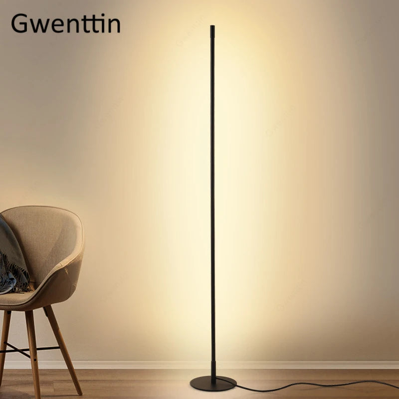 lampadaire led style nordique minimaliste pour intérieur élégant