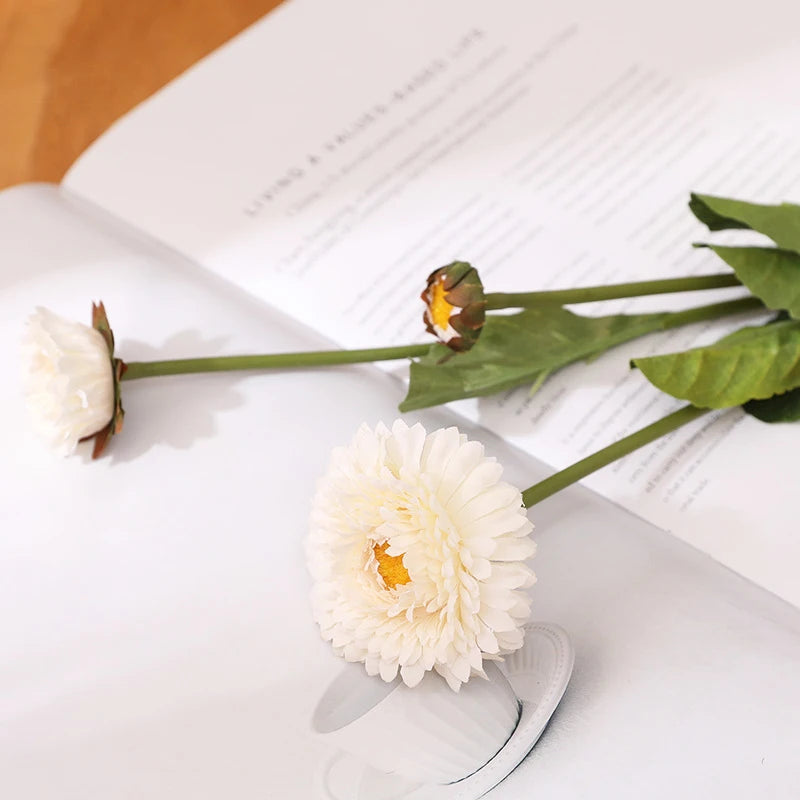 fleurs de calendula artificielles pour décoration de mariage et fête