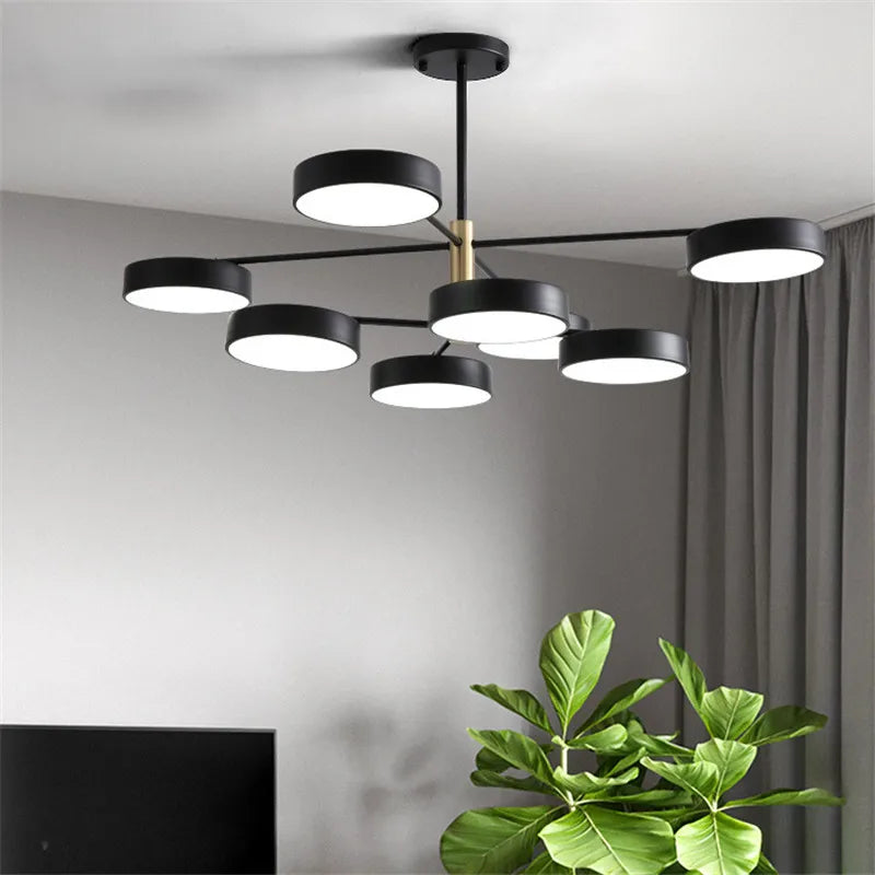 lustre led moderne nordique simple pour décoration intérieure