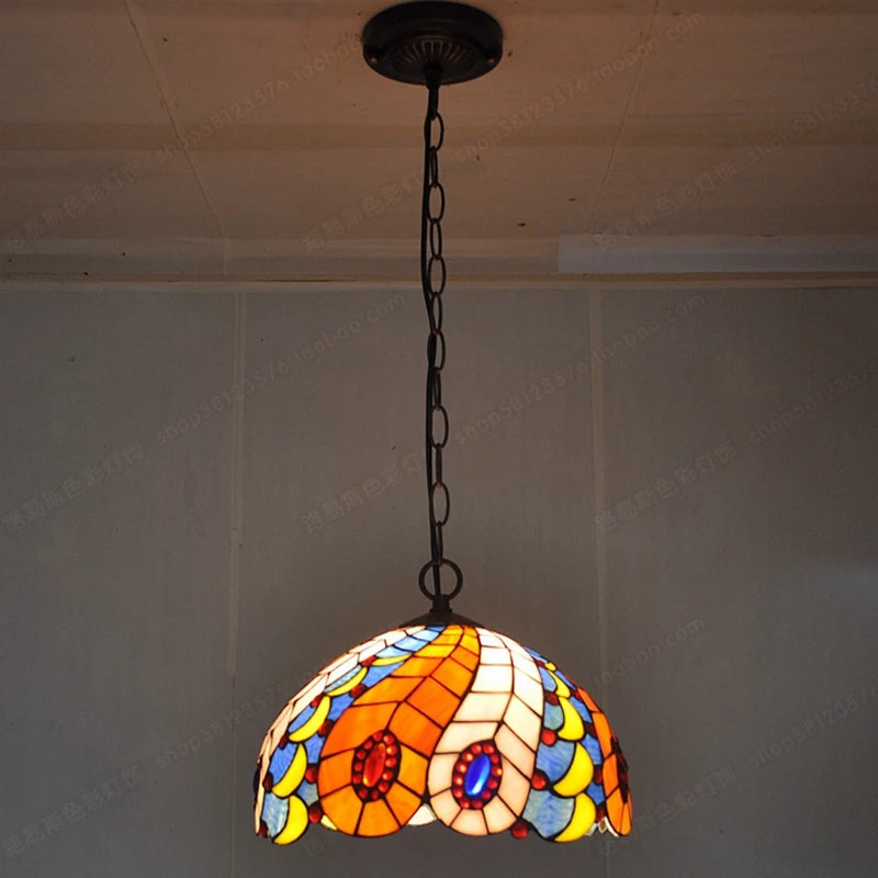 lustre en lucite style tiffany pour intérieur chic