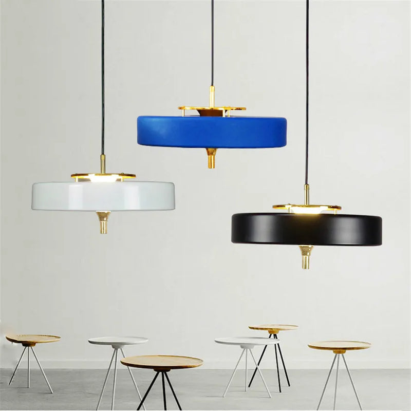 suspension nordic revolve lustre led métal moderne pour restaurant et bar