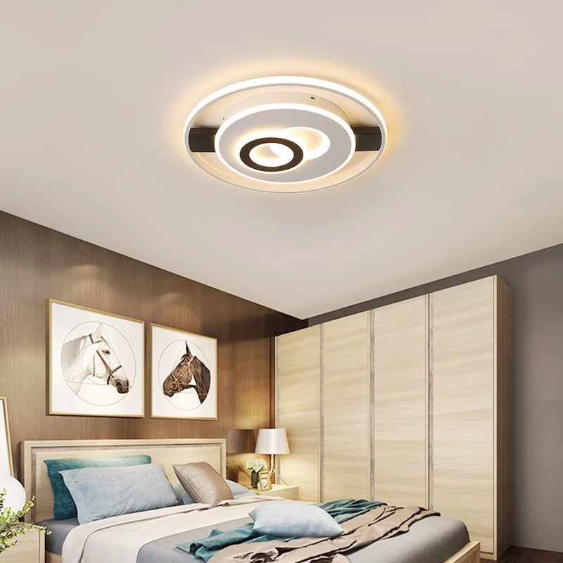 plafonnier led rond moderne pour décoration intérieure lumineuse