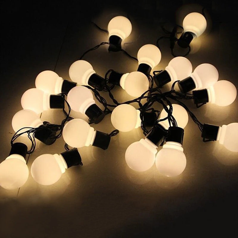 guirlande lumineuse led pour décoration extérieure festive