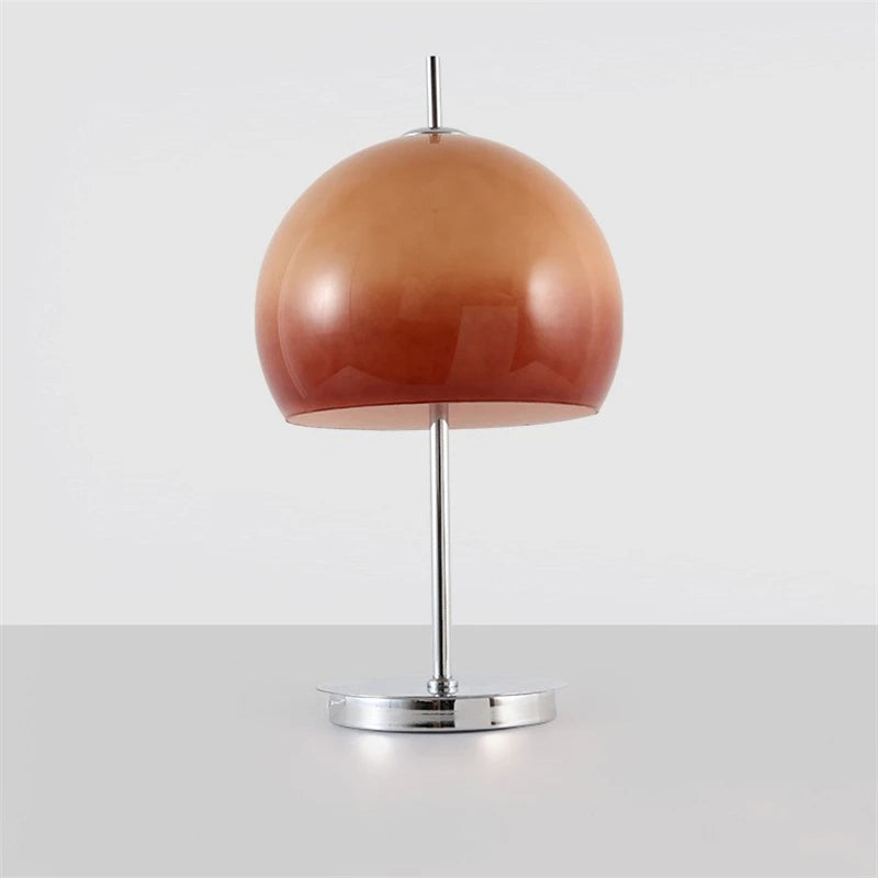 lampadaire nordique rétro contemporain avec abat-jour champignon