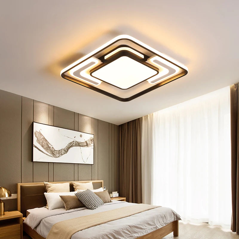 plafonnier luminaire contemporain géométrique pour éclairage intérieur