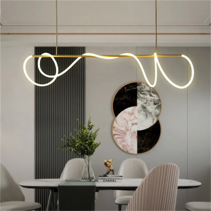 lustre simple note moderne design nordique pour restaurant