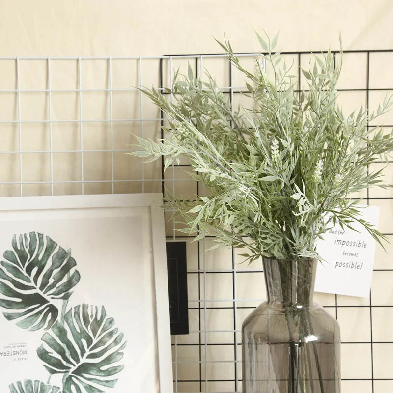 feuilles de fleurs artificielles pour décoration de Noël