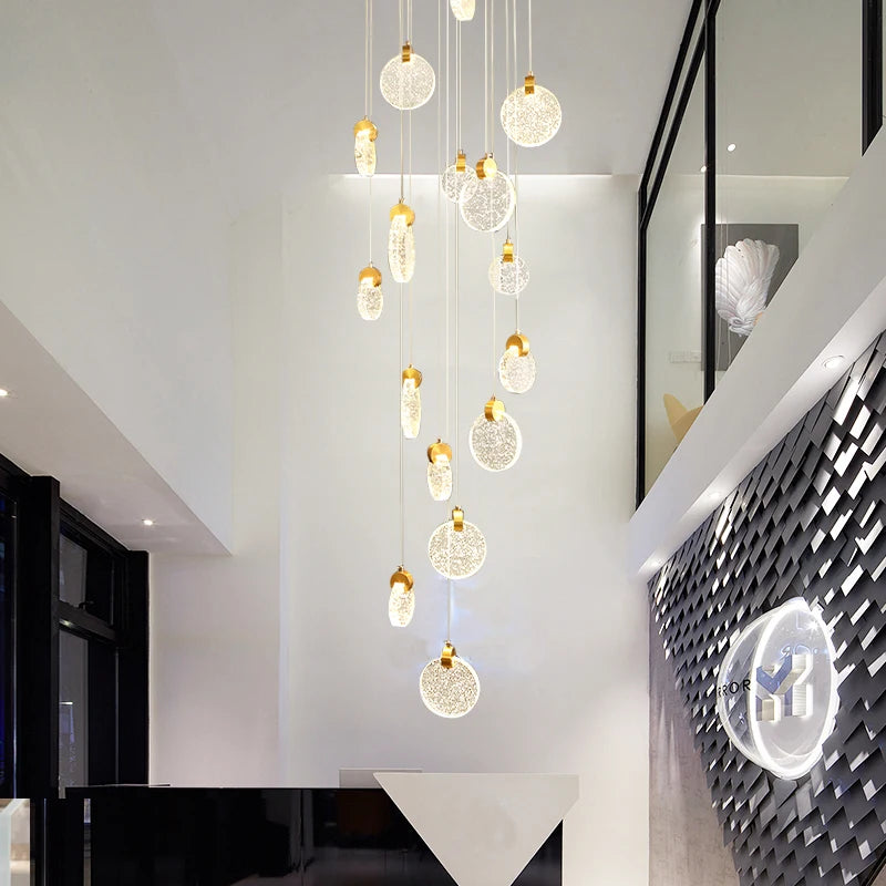 lustre en cristal design pour intérieur moderne et élégant