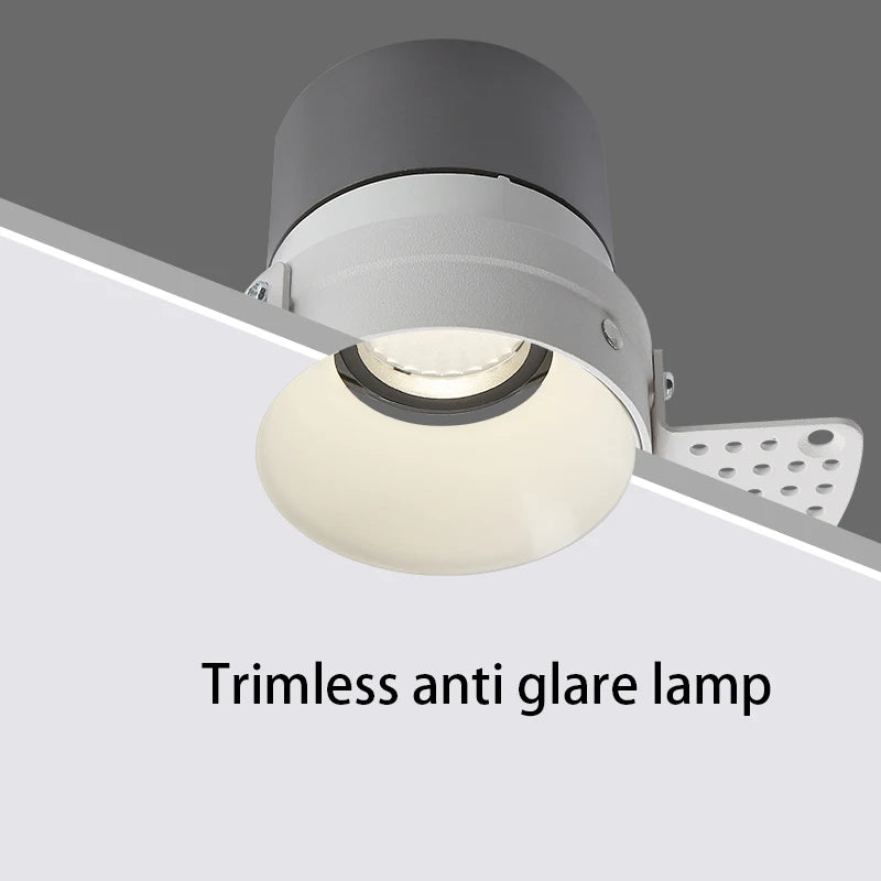 épi rond led downlights haut de gamme encastré pour maison intérieure