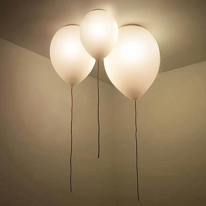 lampe ballon led moderne simple créative nordique en verre