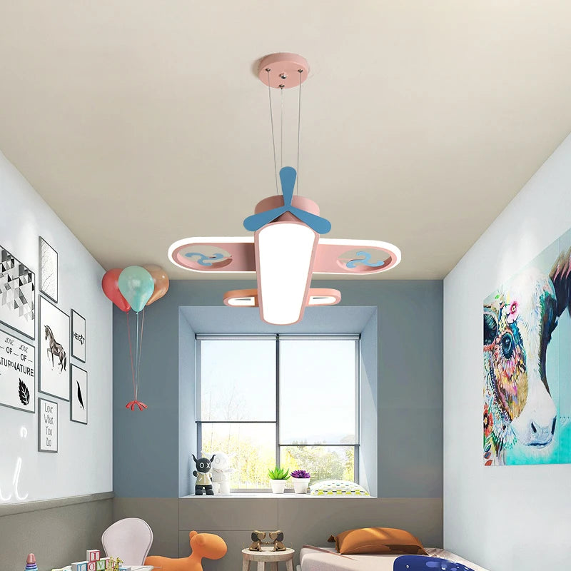 suspension moderne design avion pour chambre enfant