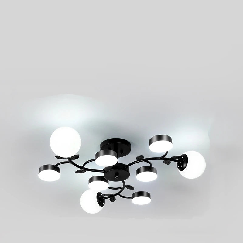 lustre led moderne minimaliste créatif style nordique atmosphérique