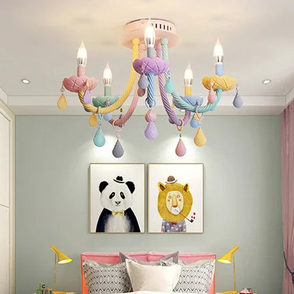 plafonnier moderne pour chambre d enfants avec douilles lumineuses