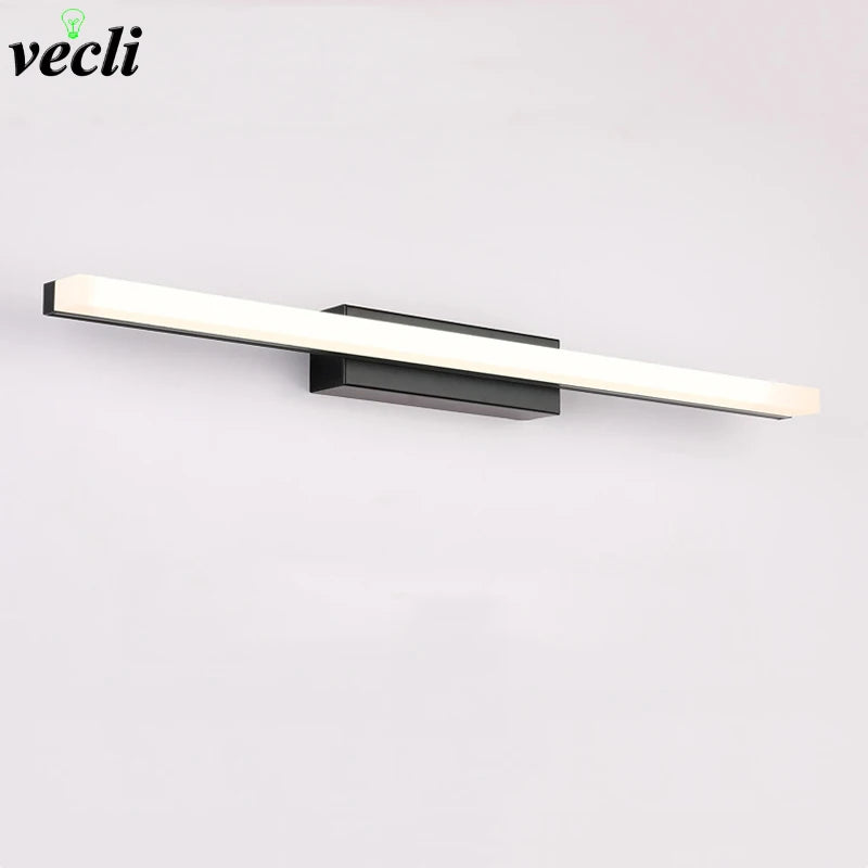 12W 490MM Bathroom Led Mirror Front Light ,LED Stainless Steel Wall Mounted Bathroom Lights AC85-260V Bar Modern Wall Lamps