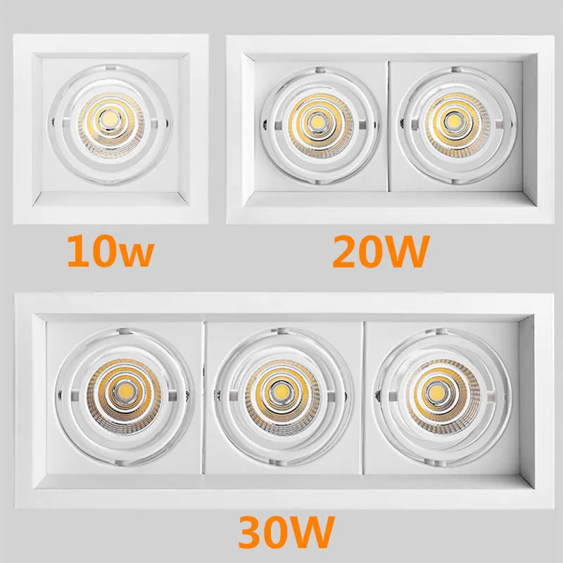 spot led à intensité variable pour éclairage intérieur encastré