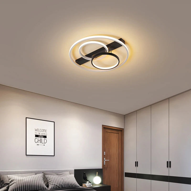 plafonnier led rond design moderne pour intérieur élégant