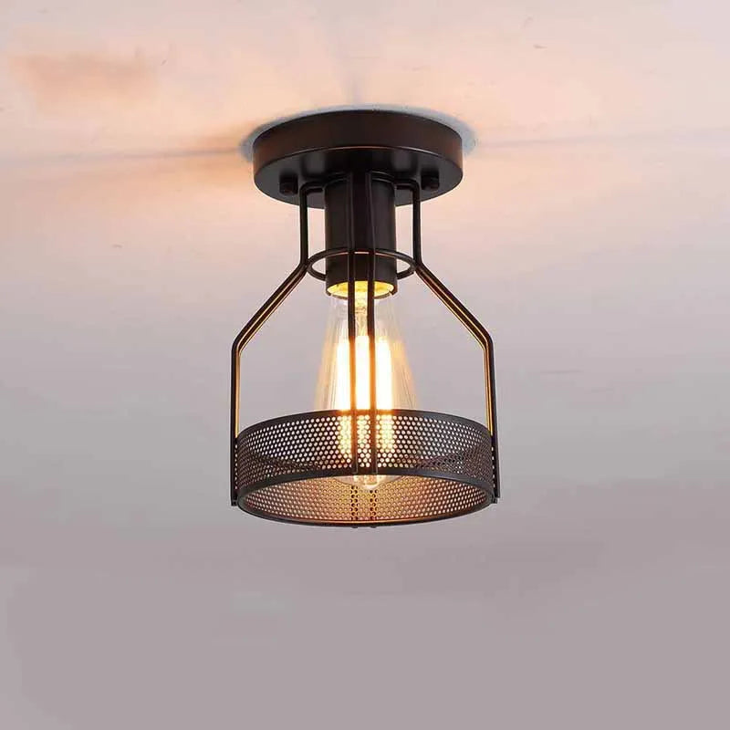 plafonnier rétro vintage lampe industrielle pour hôtel bar restaurant