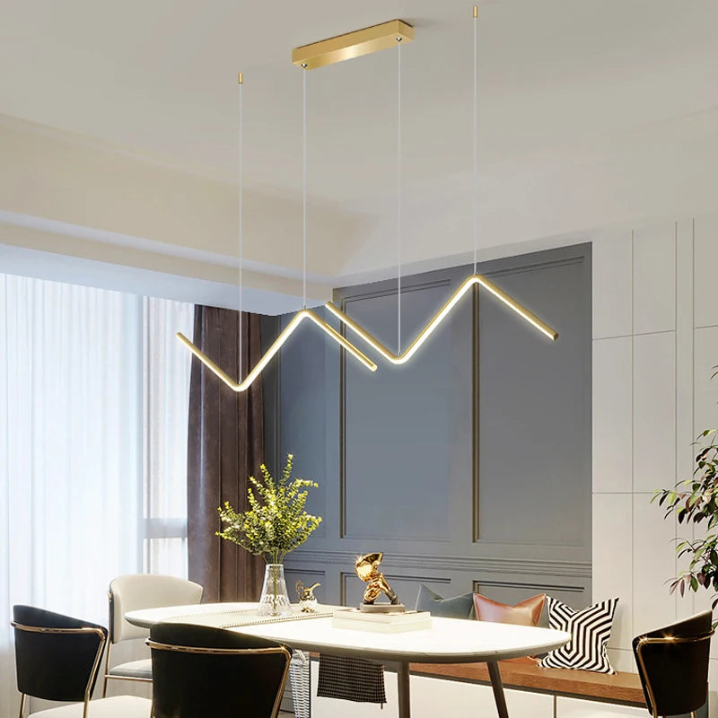 lustre moderne à led style nordique pour intérieur design