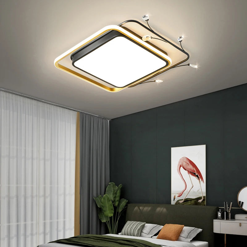 plafonnier moderne led pour décoration intérieure nordique