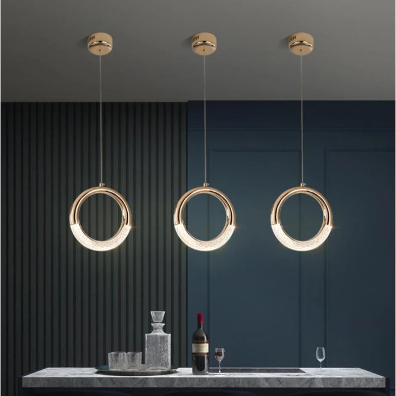 Lampe LED Suspendue Design Nordique Moderne