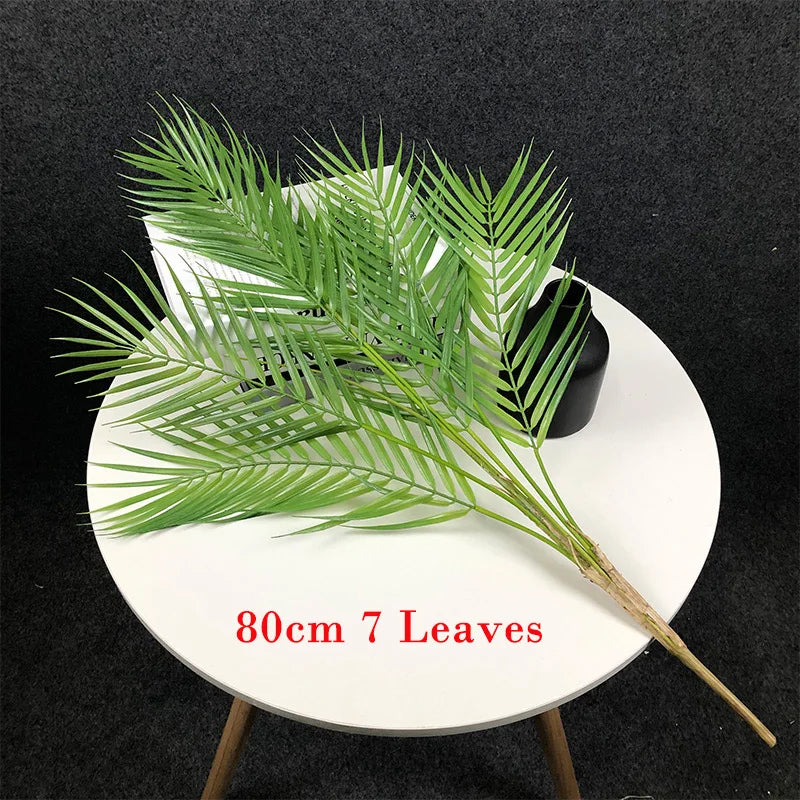 plantes tropicales palmier artificiel avec feuilles monstera décoration jardin