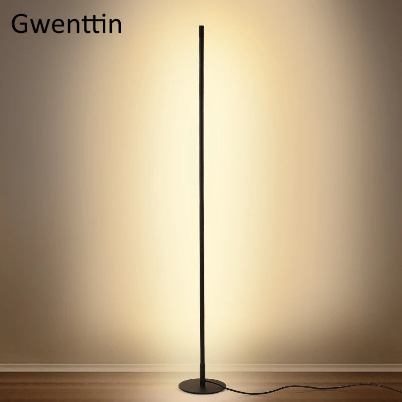 lampadaire led style nordique minimaliste pour intérieur élégant