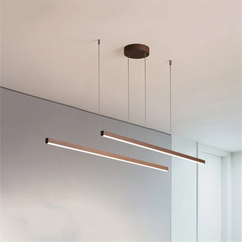 suspension moderne à led pour intérieur élégant et minimaliste