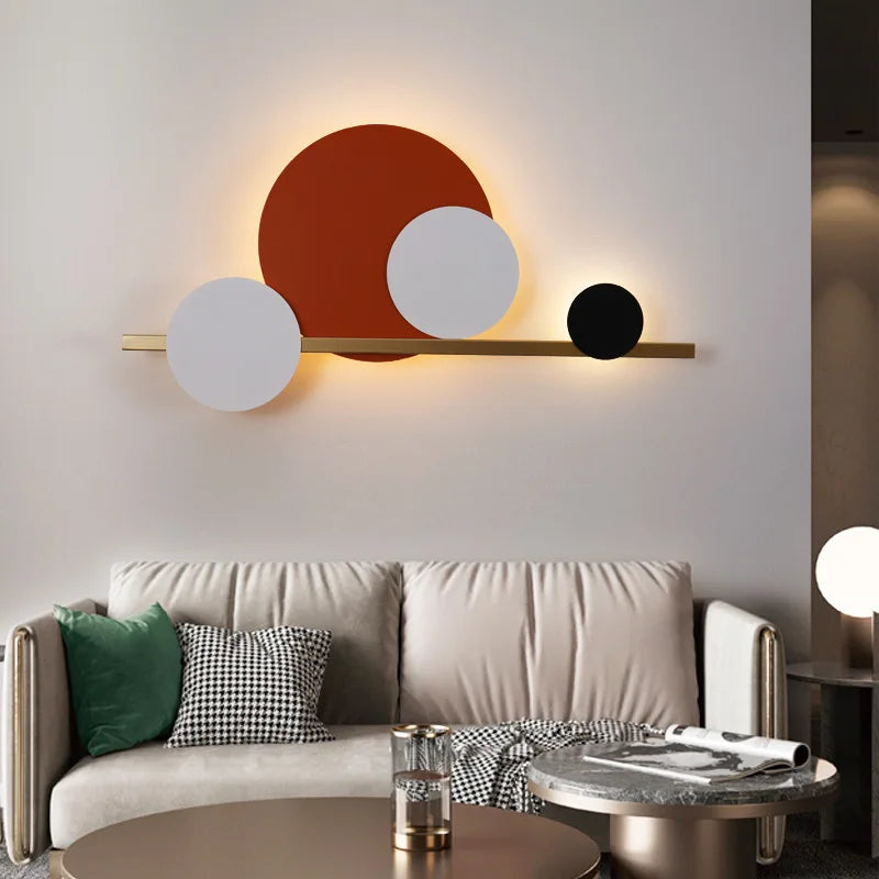 applique murale led design en métal pour décoration moderne