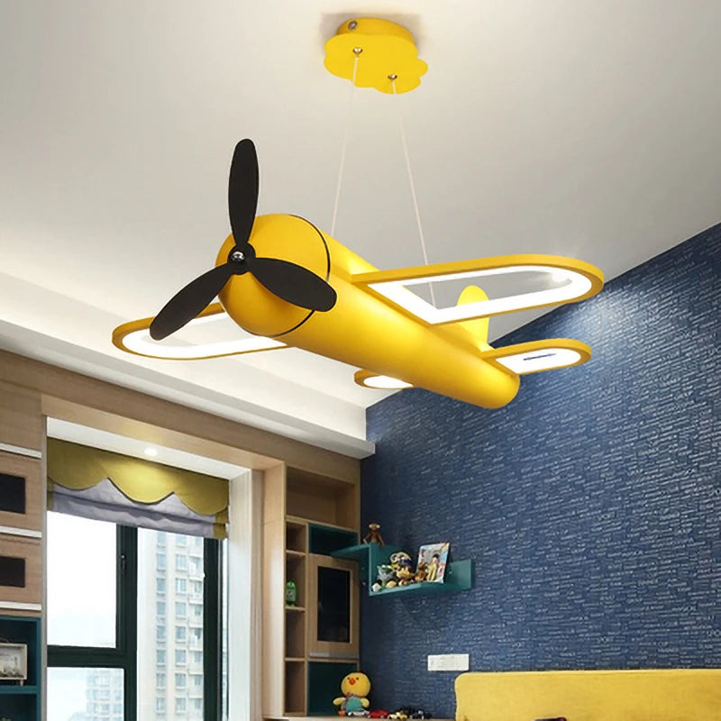 suspension led intelligente design nordique pour chambre d'enfant