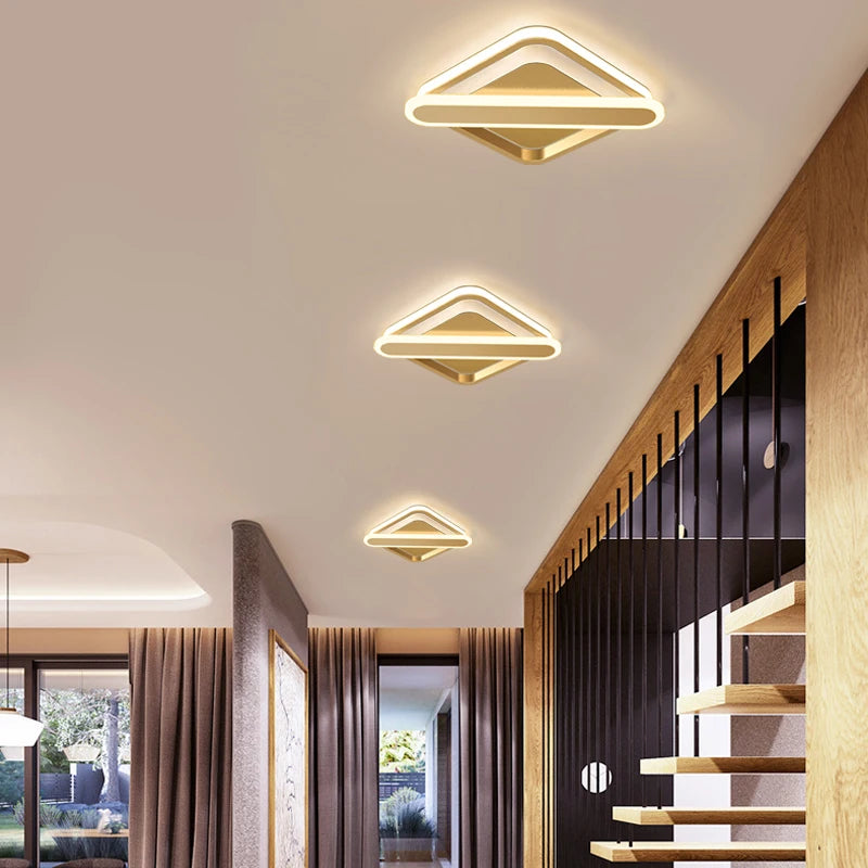 plafonnier led moderne pour éclairage intérieur style nordique