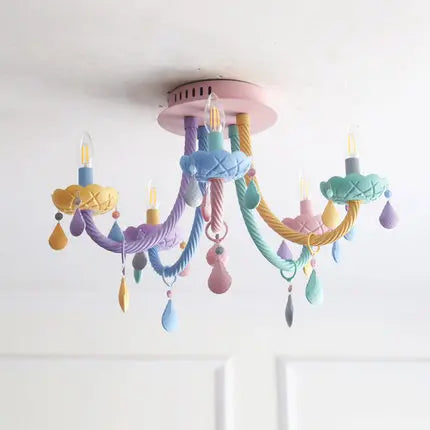 plafonnier moderne pour chambre d enfants avec douilles lumineuses