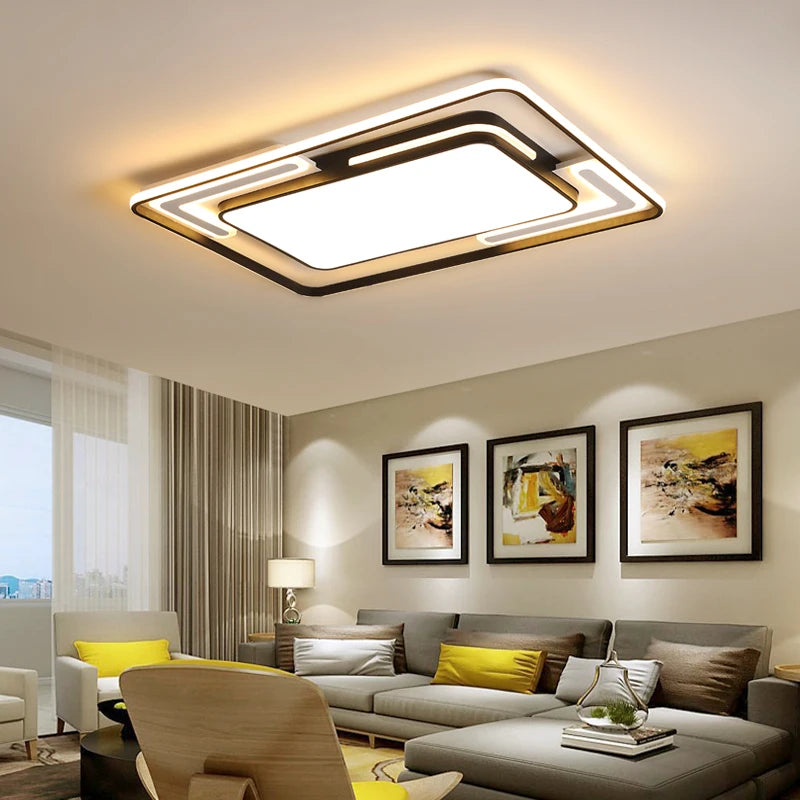 plafonnier luminaire contemporain géométrique pour éclairage intérieur