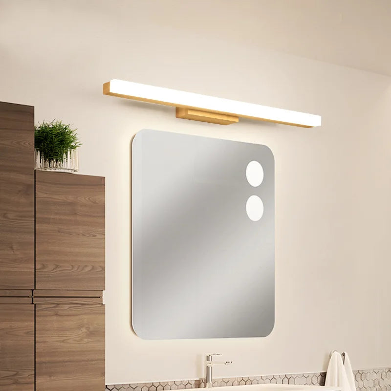 applique murale nordique moderne led créative en bois