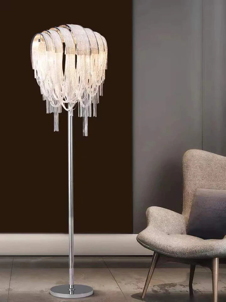 lampadaire décoratif post-moderne nordique en aluminium