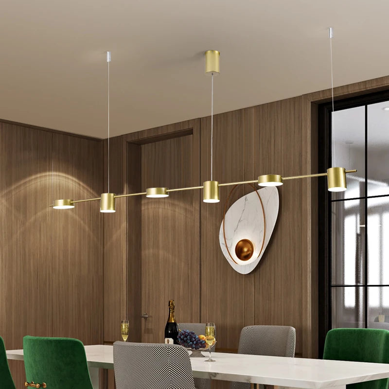 lustre moderne créatif trois têtes pour restaurant et hôtel