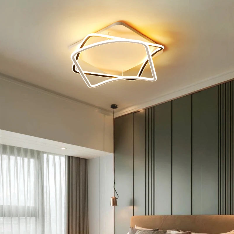 lustre led créatif pour éclairage intérieur moderne