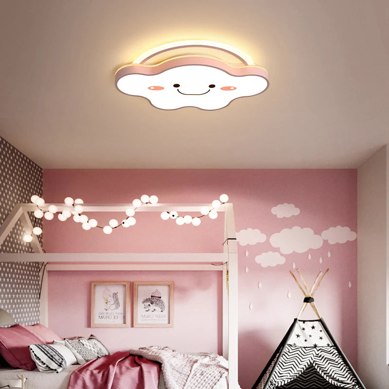 plafonnier led nordique design moderne pour chambre enfants et étudiants