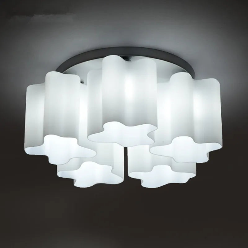 plafonnier logico quadruple design moderne par michele de lucchi